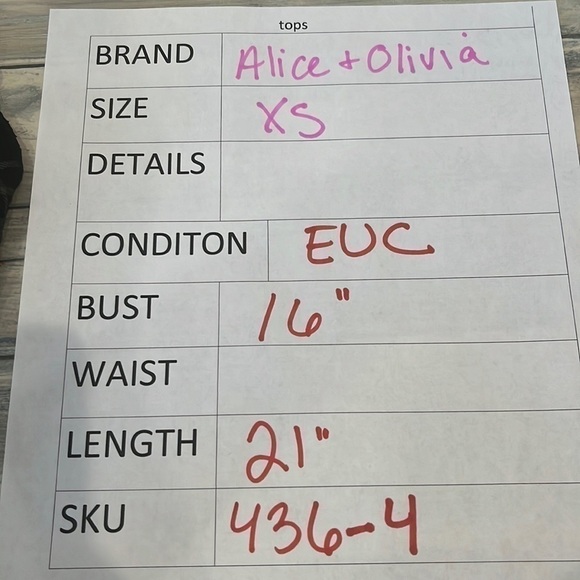 ALICE + Olivia Womens Janet Side Ruffle Blouse In Army / Black Size XS Plaid - Picture 7 of 8